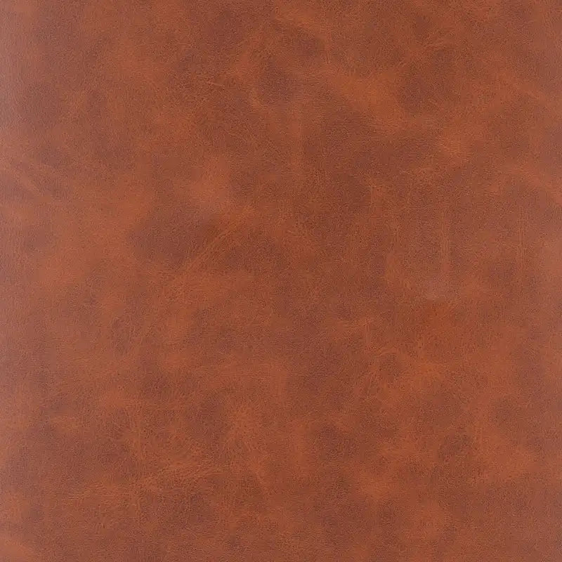 Chaise de salle à manger moderne en similicuir, marron vintage, pieds en métal noir