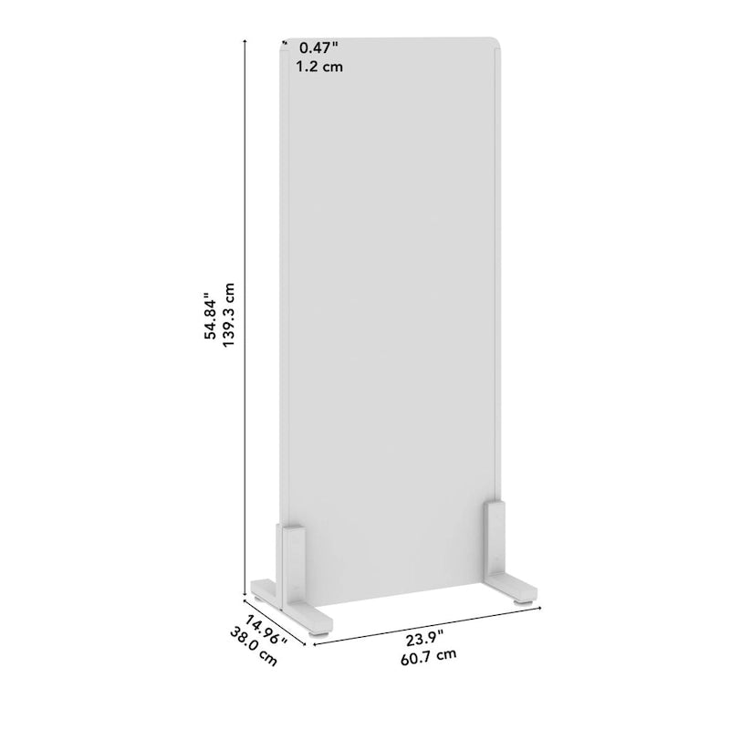 Écran de séparation autoportant pour bureau acoustique Beige chaud Anthracite froid